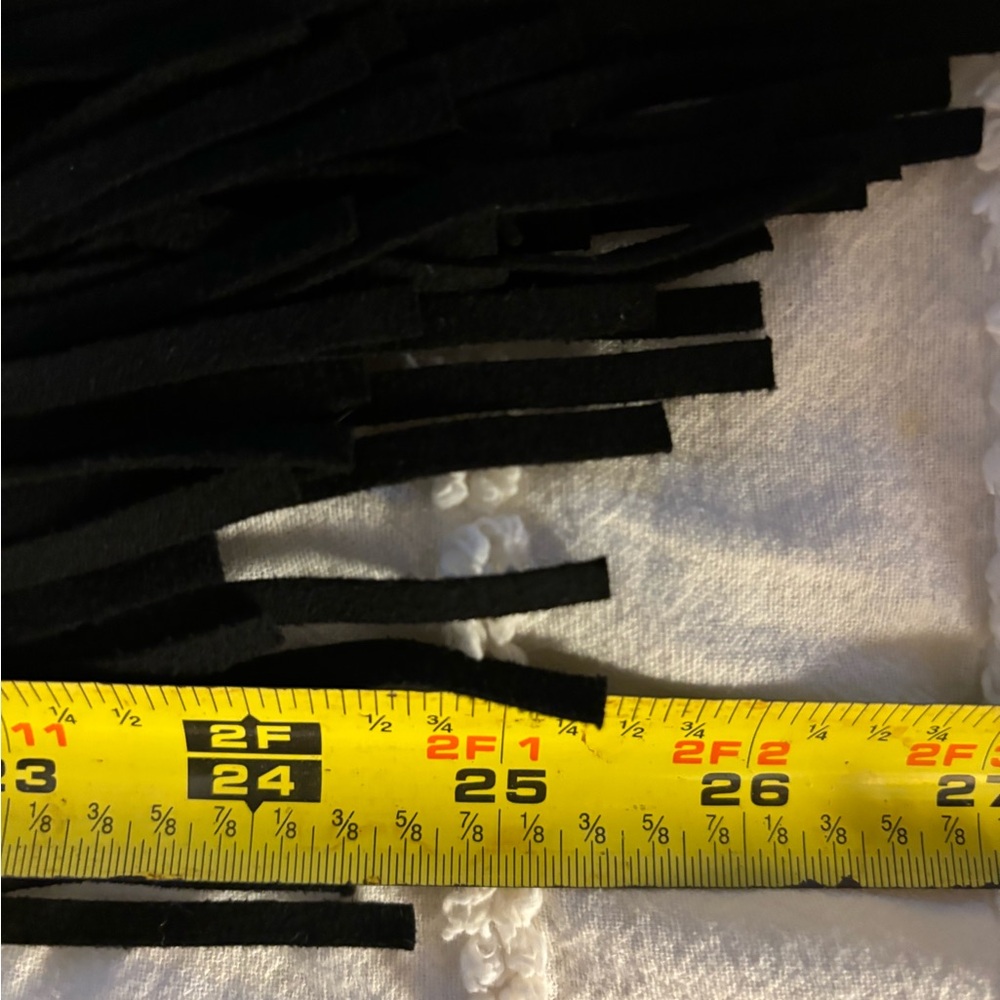 Idyllwind Asymmetrical Black Fringe Skirt - Picture 8 of 9